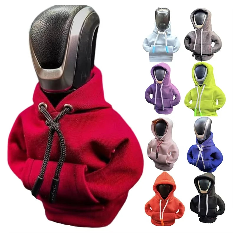 Mini Hoodie Car Shift Knob Cover
