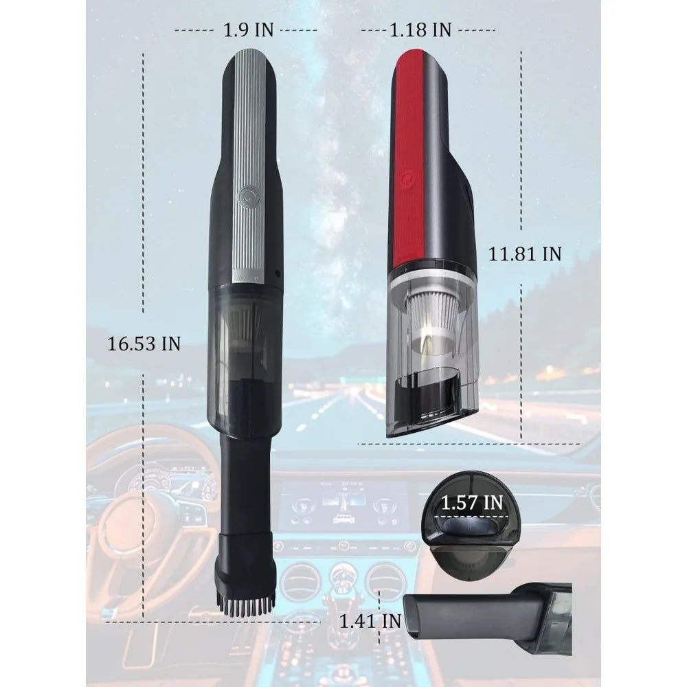 Wireless Rechargeable Mini Car Vacuum Cleaner