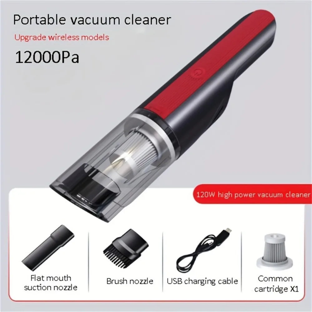 Wireless Rechargeable Mini Car Vacuum Cleaner