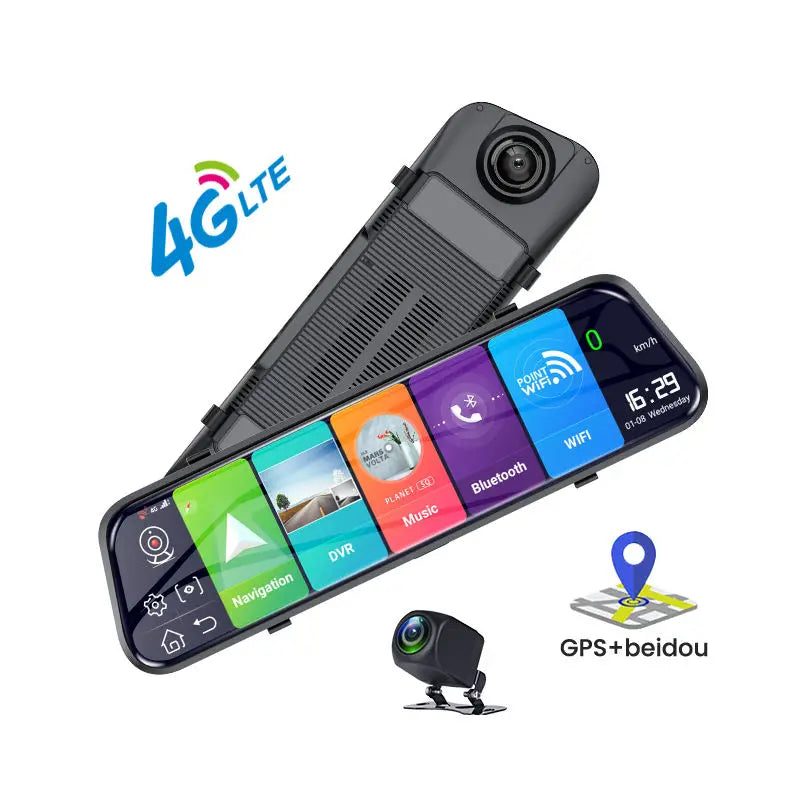 10-Inch Android Mirror Dash Cam