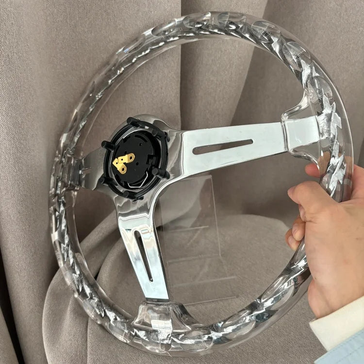 Custom JDM racing steering wheel