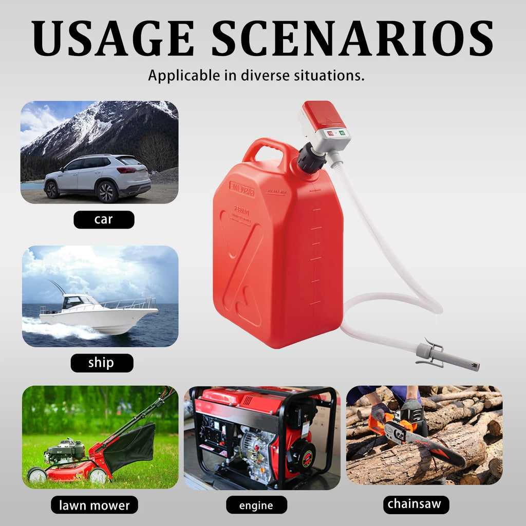 Automatic Fuel Transfer Pump with Auto-Stop Sensor(3.2 GPM)