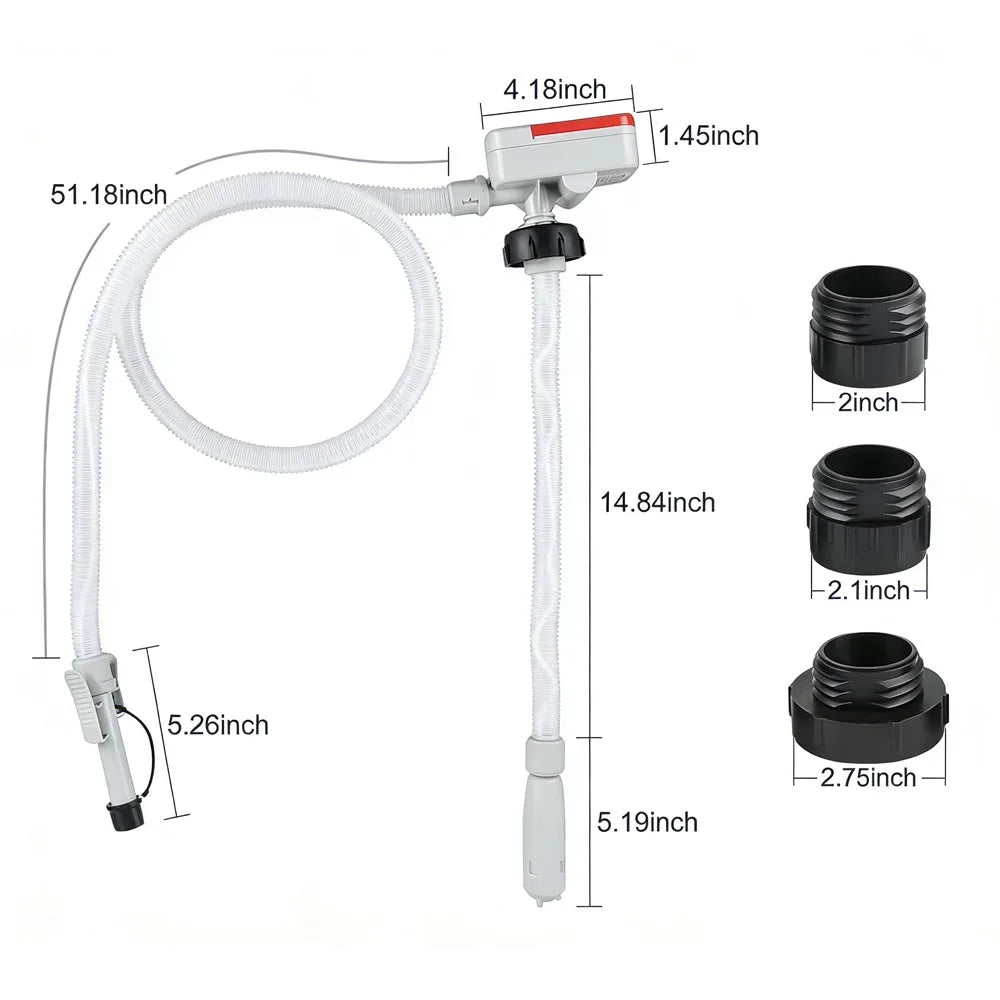 Automatic Fuel Transfer Pump with Auto-Stop Sensor(3.2 GPM)